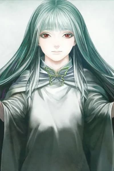白い髪の娘