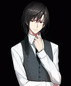 Black-haired man