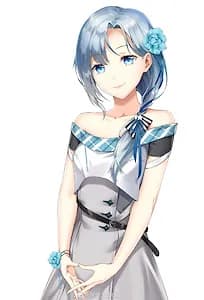 White Hair Woman