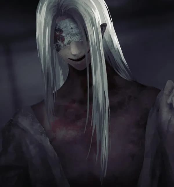 銀髪の男